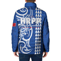 Samoa HRPP Party Padded Jacket Polynesian Pattern LT05 - Polynesian Pride
