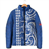 Samoa HRPP Party Padded Jacket Polynesian Pattern LT05 - Polynesian Pride