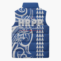Samoa HRPP Party Sleeveless Puffer Jacket Polynesian Pattern LT05 - Polynesian Pride
