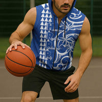 Samoa HRPP Party Sleeveless Zip Hoodie Polynesian Pattern LT05 - Polynesian Pride