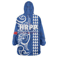 Samoa HRPP Party Wearable Blanket Hoodie Polynesian Pattern LT05 - Polynesian Pride