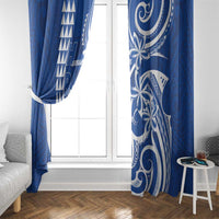 Samoa HRPP Party Window Curtain Polynesian Pattern - Polynesian Pride