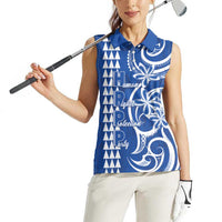 Samoa HRPP Party Women Sleeveless Polo Shirt Polynesian Pattern LT05 - Polynesian Pride