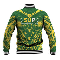 Samoa SUP Baseball Jacket Samoan Coat Of Arms LT05 - Polynesian Pride