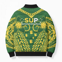 Samoa SUP Bomber Puffer Jacket Samoan Coat Of Arms LT05 - Polynesian Pride