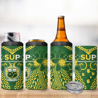 Samoa SUP 4 in 1 Can Cooler Tumbler Samoan Coat Of Arms LT05 - Polynesian Pride