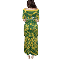 Samoa SUP Family Matching Puletasi and Hawaiian Shirt Samoan Coat Of Arms - Polynesian Pride