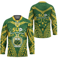 Samoa SUP Hockey Jersey Samoan Coat Of Arms LT05 - Polynesian Pride