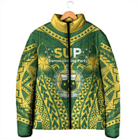 Samoa SUP Padded Jacket Samoan Coat Of Arms LT05 - Polynesian Pride