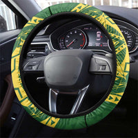 Samoa SUP Steering Wheel Cover Samoan Coat Of Arms LT05 - Polynesian Pride