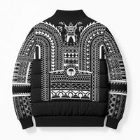 Philippines Igorot Tribal Art Tattoo Black Bomber Puffer Jacket - Polynesian Pride
