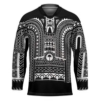 Philippines Igorot Tribal Art Tattoo Black Hockey Jersey LT05 Unisex Black - Polynesian Pride