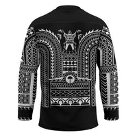 Philippines Igorot Tribal Art Tattoo Black Hockey Jersey LT05 - Polynesian Pride