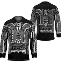 Philippines Igorot Tribal Art Tattoo Black Hockey Jersey LT05 - Polynesian Pride