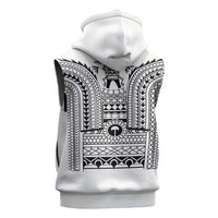Philippines Igorot Tribal Art Tattoo White Sleeveless Zip Hoodie LT05 - Polynesian Pride