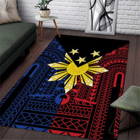Philippines Sun Star Area Rug Igorot Tribal Inspiration - Polynesian Pride