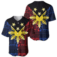 Philippines Sun Star Baseball Jersey Igorot Tribal Inspiration - Polynesian Pride