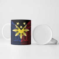 Philippines Sun Star Ceramic Mug Igorot Tribal Inspiration - Polynesian Pride