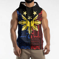 Philippines Sun Star Sleeveless Zip Hoodie Igorot Tribal Inspiration LT05 - Polynesian Pride