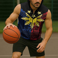 Philippines Sun Star Sleeveless Zip Hoodie Igorot Tribal Inspiration LT05 - Polynesian Pride