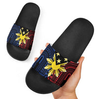 Philippines Sun Star Slide Sandals Igorot Tribal Inspiration - Polynesian Pride