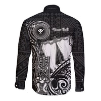 Personalized Hawaii Makahiki Season Long Sleeve Button Shirt Akua Loa Polynesian Pattern LT05 - Polynesian Pride