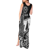 Personalized Hawaii Makahiki Season Tank Maxi Dress Akua Loa Polynesian Pattern LT05 - Polynesian Pride