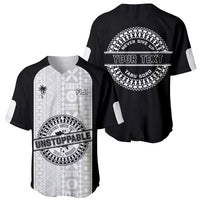 Personalized Fiji Obstacle Race 2023 Baseball Jersey Never Give Up LT05 - Polynesian Pride