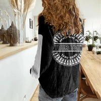 Personalized Fiji Obstacle Race 2023 Women Casual Shirt Never Give Up LT05 - Polynesian Pride