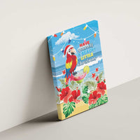 Hawaii Christmas Canvas Wall Art Funny Macaw Parrot Tropical Vibe LT05 - Polynesian Pride