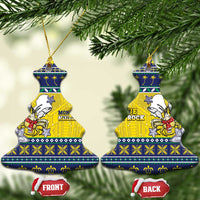 Niue The Rock Christmas Ceramic Ornament Niuean Crab Monuina E Kilisimasi LT05 Christmas Tree Blue - Polynesian Pride