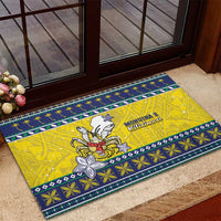 Niue The Rock Christmas Rubber Doormat Niuean Crab Monuina E Kilisimasi