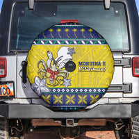 Niue The Rock Christmas Spare Tire Cover Niuean Crab Monuina E Kilisimasi LT05 Blue - Polynesian Pride