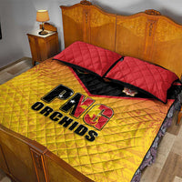 Papua New Guinea Rugby Quilt Bed Set Go Orchids Pacific Champions LT05 - Polynesian Pride
