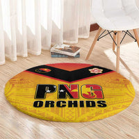Papua New Guinea Rugby Round Carpet Go Orchids Pacific Champions