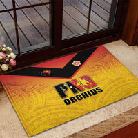 Papua New Guinea Rugby Rubber Doormat Go Orchids Pacific Champions LT05 - Polynesian Pride