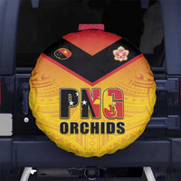Papua New Guinea Rugby Spare Tire Cover Go Orchids Pacific Champions LT05 - Polynesian Pride