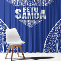 Fetu Samoa Rugby Window Curtain Go Champions LT05 - Polynesian Pride