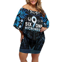 Micronesia FSM 691 Family Matching Off Shoulder Short Dress and Hawaiian Shirt Respect Culture