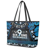 Micronesia FSM 691 Leather Tote Bag Respect Culture