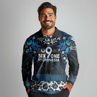 Micronesia FSM 691 Long Sleeve Polo Shirt Respect Culture