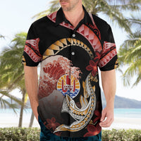 Personalised French Polynesia Victory Day Hawaiian Shirt Polynesian Pattern Plumeria LT05 - Polynesian Pride