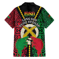 Vanuatu 45th Independence Day Hawaiian Shirt Long God Yumi Stanap Wild Boar LT05 - Polynesian Pride