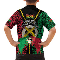Vanuatu 45th Independence Day Kid Hawaiian Shirt Long God Yumi Stanap Wild Boar LT05