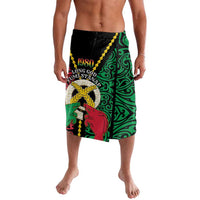 Vanuatu 45th Independence Day Lavalava Long God Yumi Stanap Wild Boar LT05 Black - Polynesian Pride