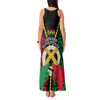 Vanuatu 45th Independence Day Tank Maxi Dress Long God Yumi Stanap Wild Boar LT05 - Polynesian Pride
