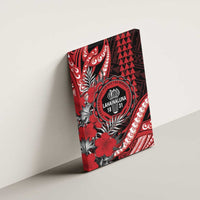 Hawaii Lahainaluna High School Canvas Wall Art Tribal Tattoo With Hibiscus Flowers LT05 - Polynesian Pride
