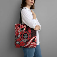 Hawaii Lahainaluna High School Tote Bag Tribal Tattoo With Hibiscus Flowers