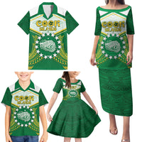 Personalised Cook Islands Ra o te Ui Ariki Family Matching Puletasi and Hawaiian Shirt Polynesian Pattern LT05 - Polynesian Pride