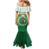Personalised Cook Islands Ra o te Ui Ariki Mermaid Dress Polynesian Pattern LT05 - Polynesian Pride
